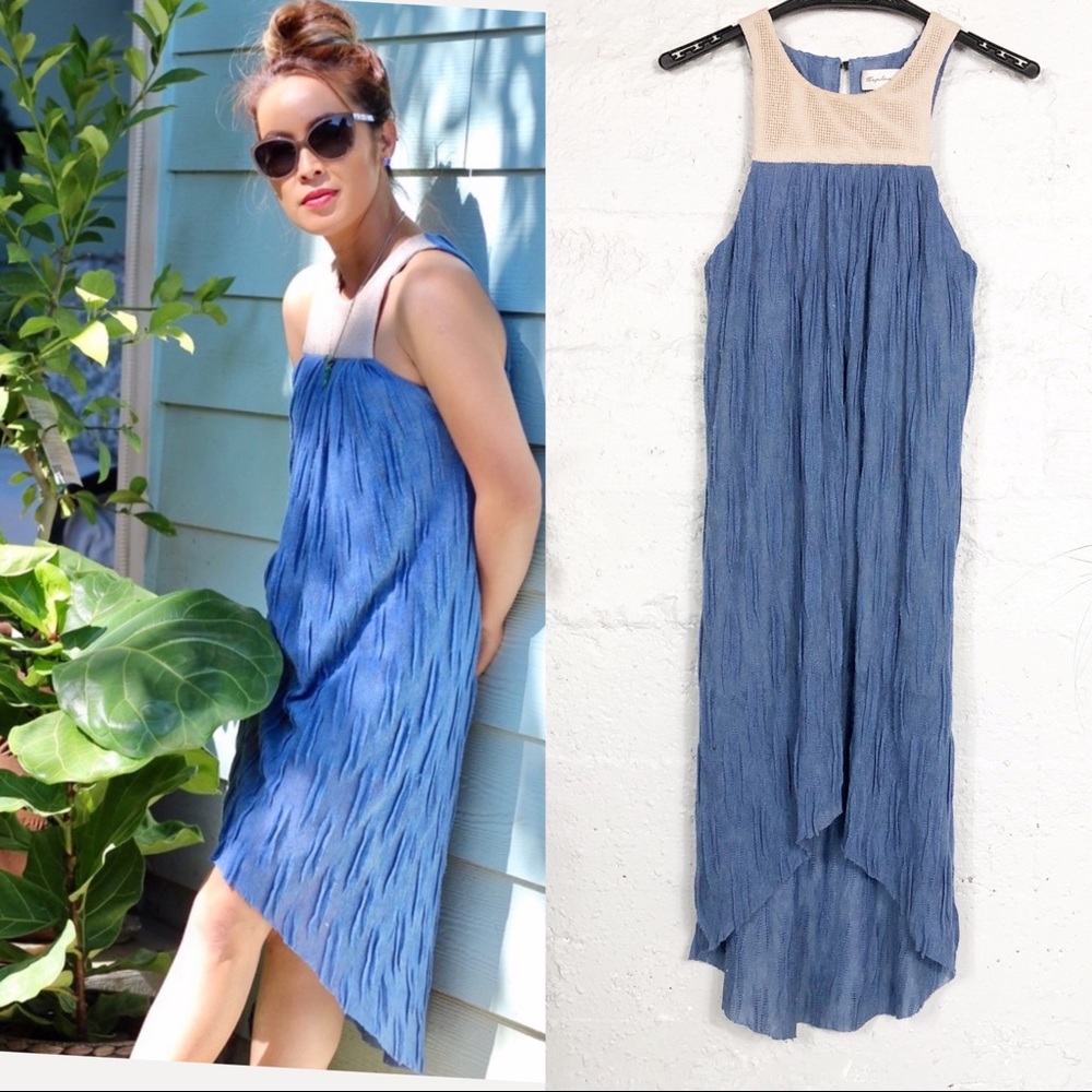 T bags Los Angeles Bib High Low Dress